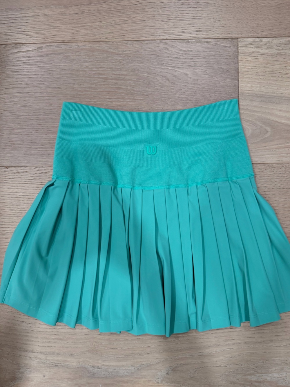 Wilson Tennis Pleated Mini Skirt in Teal